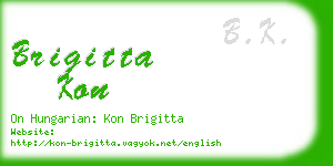 brigitta kon business card